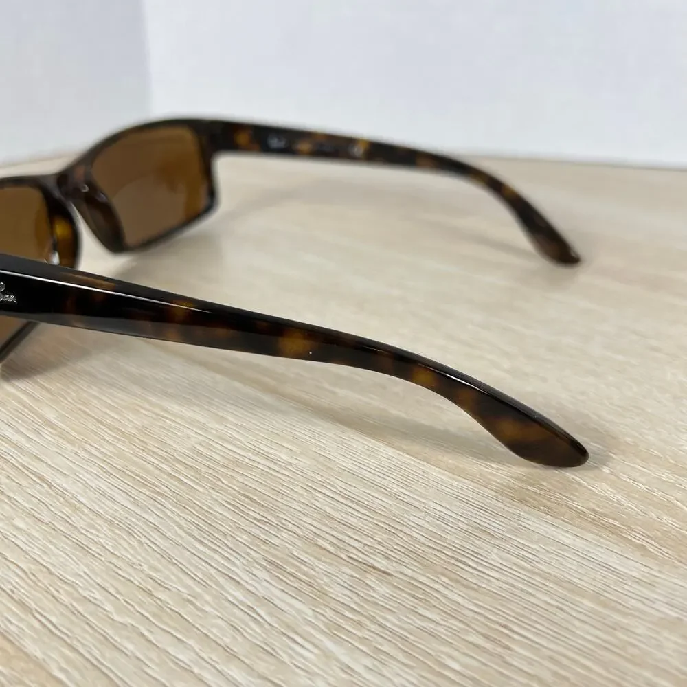 Ray-Ban RB4151 710 Sunglasses Tortoise Rectangular READ DESC 59-17-140 ITALY